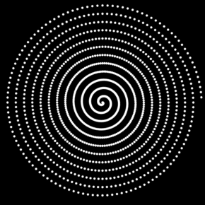 Spiral animation