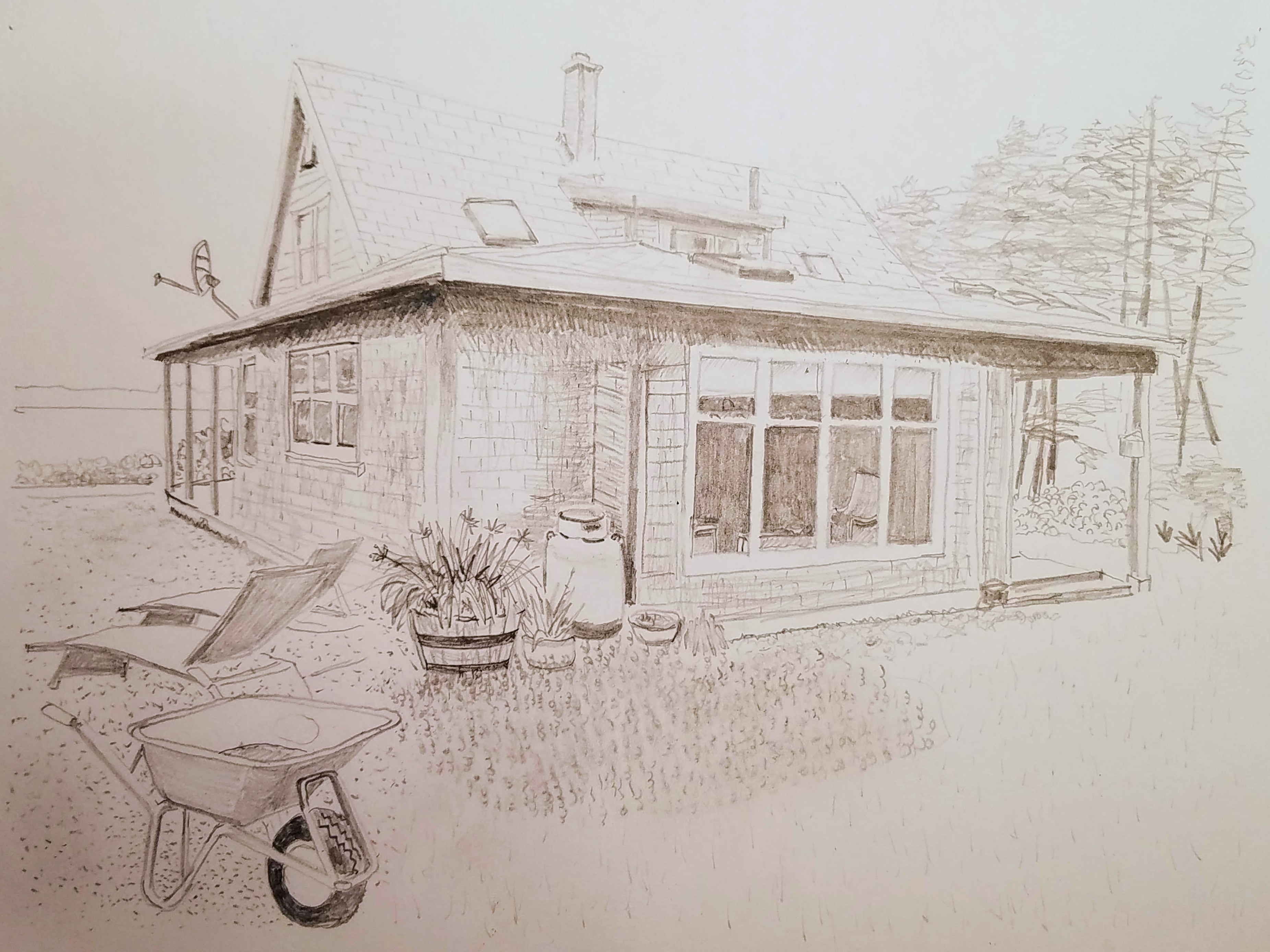 Brier Island View Cottage drawing