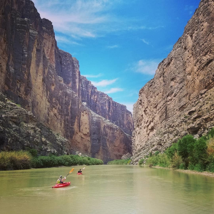 Entering the Santa Elena Canyon