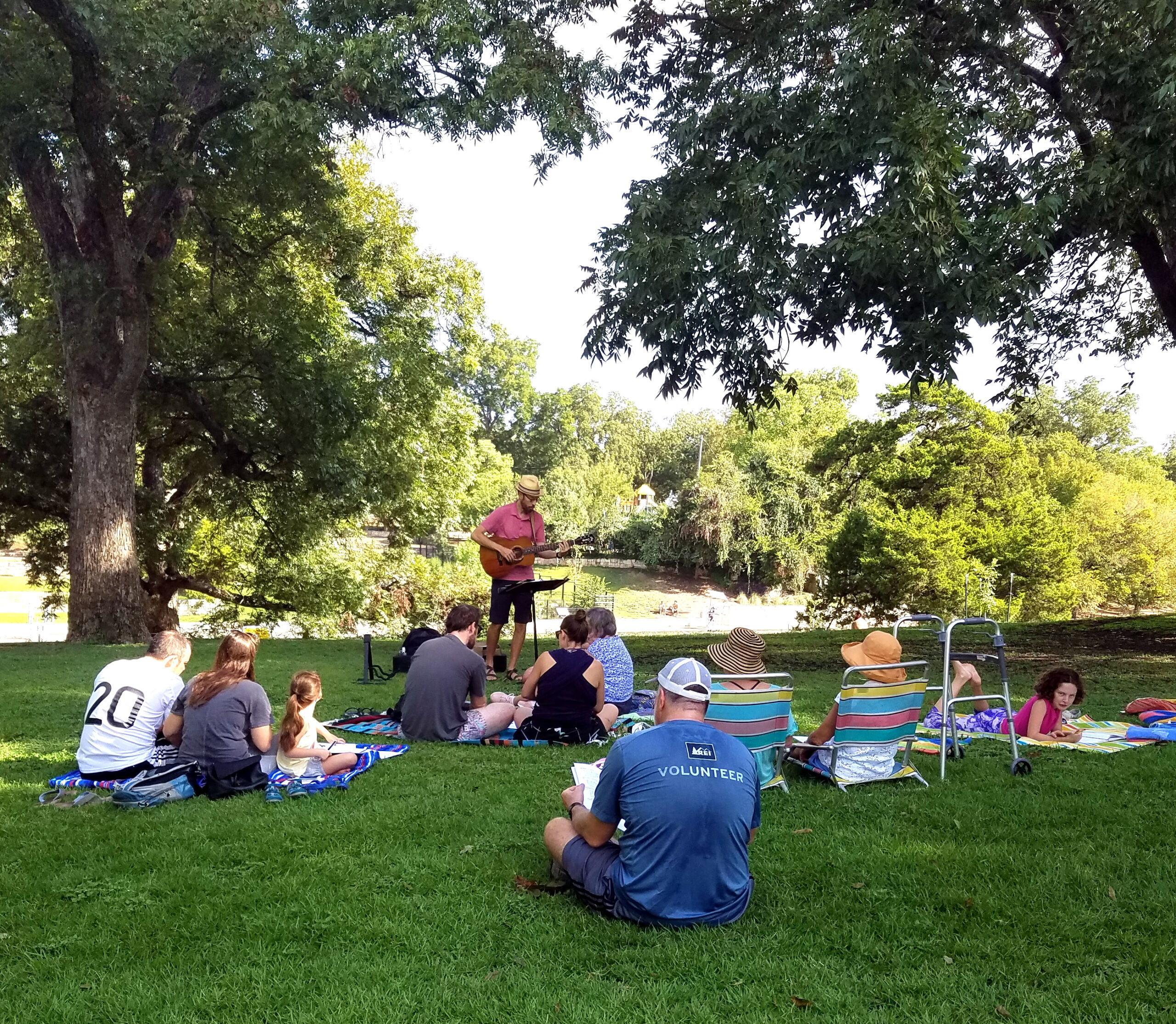 Sunday Singalong at Barton Springs, Sept. 29, 2019